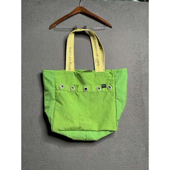 USPS Postal Mail Bag Shopping Tote Bag Recycled Reusable Terracycle 14x15x6 - Picture 12 of 16